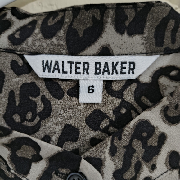 Leopard Print Ruffle Dress - Picture 2 of 5